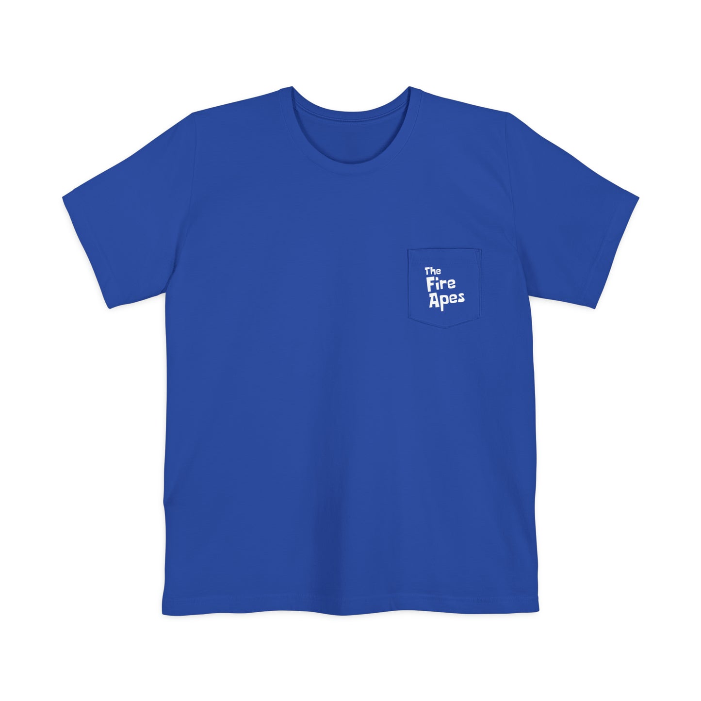 Front & Back Logo: Unisex Pocket T-shirt - Available in Black and Royal Blue